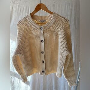 Madewell Rib Raglan-Sleeve Cardigan - Excellent Condition